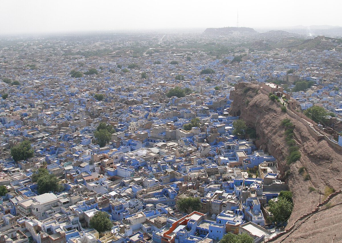 Jodhpur blue city panorama